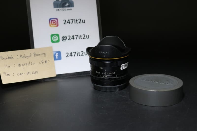 KAMLAN 8mm F3.0 FisH-EYE สำหรับ Fuji กล้องมือสอง - 247IT2U