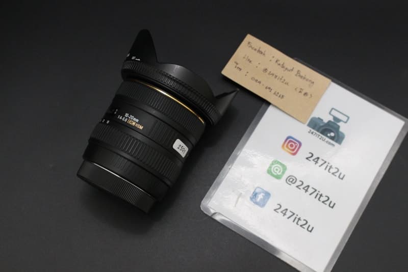 SIGMA 10-20 f4-5.6 EX DC (Canon) กล้องมือสอง - 247IT2U