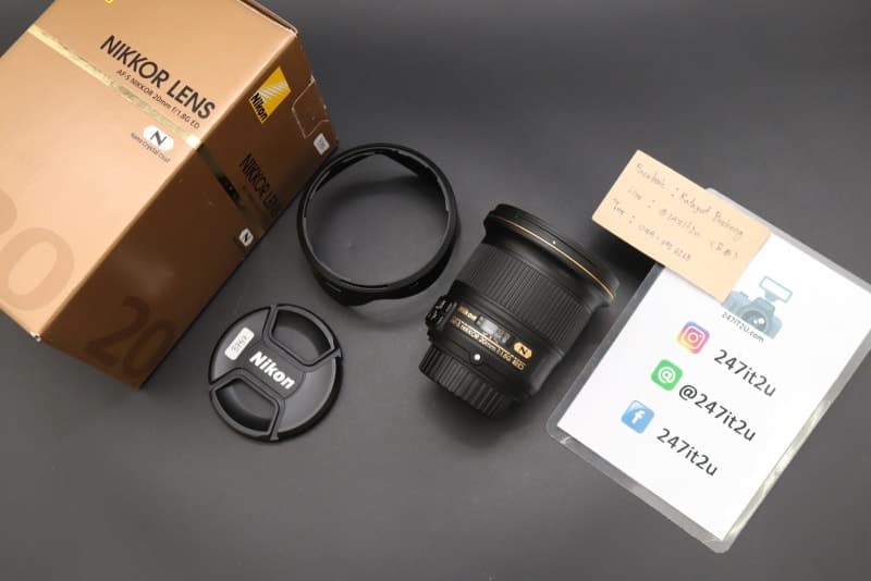 NIKON AF-S 20 F1.8 G ED Nano กล้องมือสอง - 247IT2U