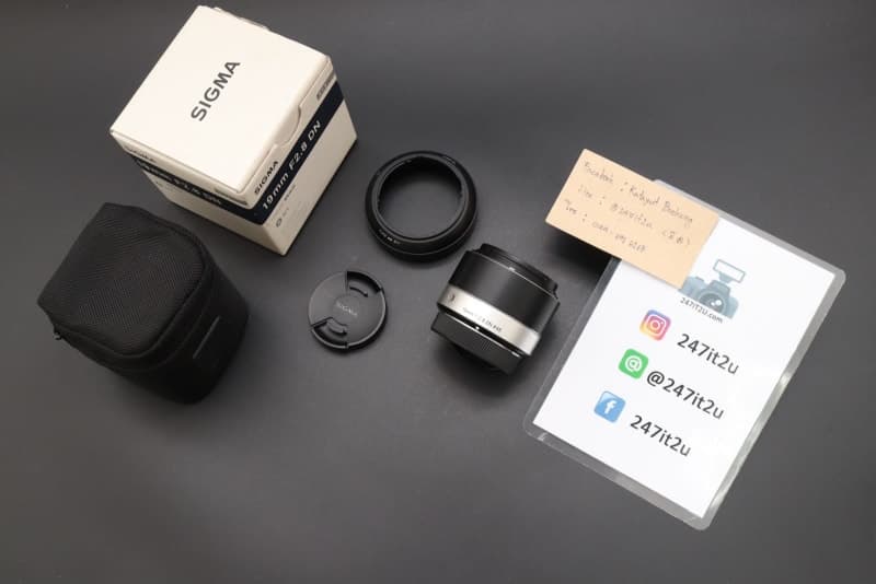 SIGMA 19 F2.8 EX DN สำหรับ Sony กล้องมือสอง - 247IT2U